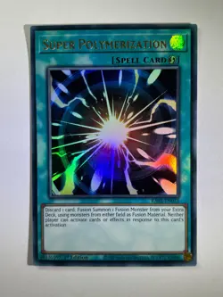 Super Polymerization RA03-EN053 Ultra Rare 1st Edition YuGiOh Card NM - Image 1