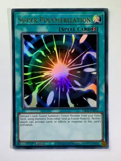 Super Polymerization RA03-EN053 Ultra Rare 1st Edition YuGiOh Card NM - Image 1