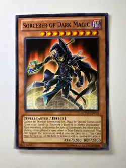 Sorcerer of Dark Magic LCYW-EN029 Common UNL Edition YuGiOh Card NM - Image 1