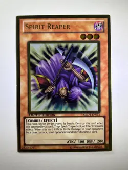 Spirit Reaper GLD4-EN011 Gold Rare Limited Edition YuGiOh Card LP - Image 1