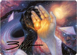The Soul Stone - Gold Stamped Signature - Art Series 10/54 - Art Card MTG - Image 1