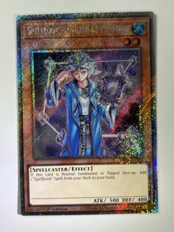 Spellbook Magician Of Prophecy RA04-EN183 Platinum Secret Rare 1st YuGiOh Card - Image 1