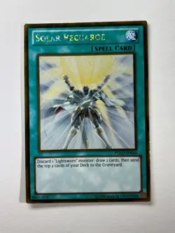Solar Recharge PGLD-EN046 Gold Rare UNL Edition YuGiOh Card NM - Image 1