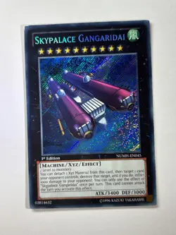 Skypalace Gangaridai NUMH-EN045 Secret Rare 1st Edition YuGiOh Card LP - Image 1