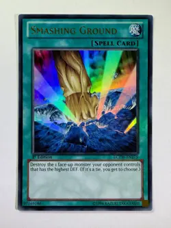 Smashing Ground LCYW-EN275 Ultra Rare 1st Edition YuGiOh Card NM - Image 1