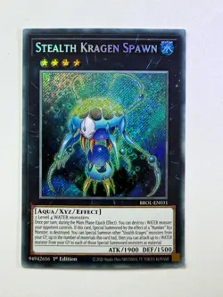 Stealth Kragen Spawn BROL-EN031 Secret Rare 1st Edition YuGiOh Card NM - Image 1