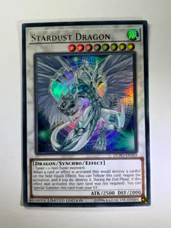 Stardust Dragon DUPO-EN103 Ultra Rare Limited Edition YuGiOh Card NM - Image 1