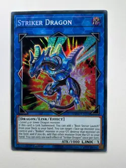 Striker Dragon MP20-EN204 Secret Rare 1st Edition YuGiOh Card LP - Image 1