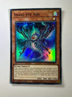 Snake-Eye Ash AGOV-EN007 Super Rare 1st Edition YuGiOh Card NM - Image 1