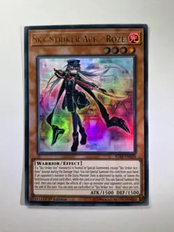 Sky Striker Ace - Roze IGAS-EN020 Ultra Rare 1st Edition YuGiOh Card NM - Image 1