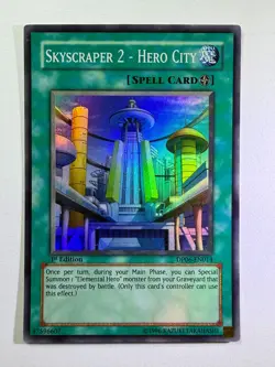 Skyscraper 2 - Hero City DP06-EN014 Super Rare 1st Edition YuGiOh Card NM - Image 1