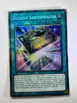 Shining Sarcophagus MP25-EN005 Starlight Rare 1st Edition YuGiOh Card NM - Image 1