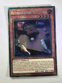 Retaliating "C" MP25-EN027 Starlight Rare 1st Edition YuGiOh Card NM - Image 1
