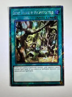 Secret Village Of The Spellcasters RA03-EN209 Platinum Secret 1st YuGiOh Card NM - Image 1