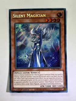 Silent Magician RA02-EN012 Secret Rare 1st Edition YuGiOh Card NM - Image 1