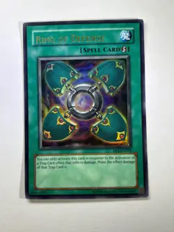 Ring of Defense DP2-EN026 Ultra Rare UNL Edition YuGiOh Card LP - Image 1