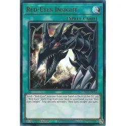 Red-Eyes Insight RA03-EN061 Ultra Rare 1st Edition YuGiOh Card - Image 1