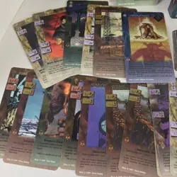 Vintage 1995 Heresy: Kingsom Come LE Colletible Card Game Lot Of 75 Cards - Image 5