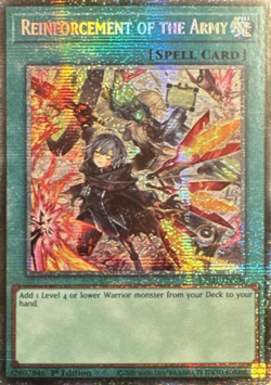 1X NM Reinforcement of the Army (Alt. Art) - L26D-ENS08 - Starlight Rare 1st Ed - Image 1