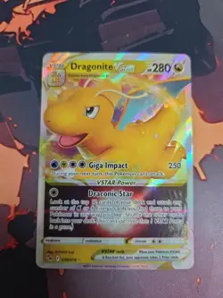 Dragonite VSTAR 050/078 Holo VSTAR Rare Pokemon GO Pokemon Holo Near Mint - Image 1