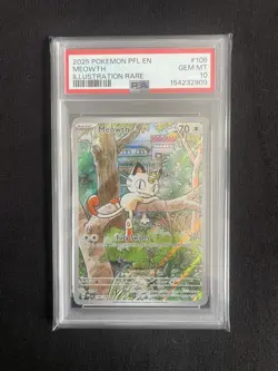 Meowth Illustration Rare - PSA 10 - 106/094 - Phantasmal Flames - Gem Mint - Image 1