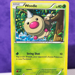 Pokemon TCG Weedle 001/012 McDonald's 2014 Promo Holo Card English - Image 1
