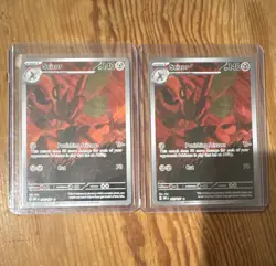Pokemon TCG Obsidian Flames Holo 2-Card Lot Scizor 205/197 English - Image 1