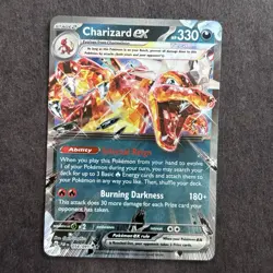 Charizard EX 54/91 Paldean Fates Double Rare Holo Pokemon Card - Image 1