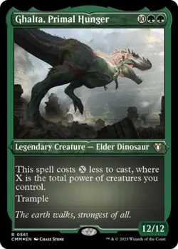 Ghalta, Primal Hunger (Foil Etched) -Foil Near Mint MTG Commander Masters - Image 1
