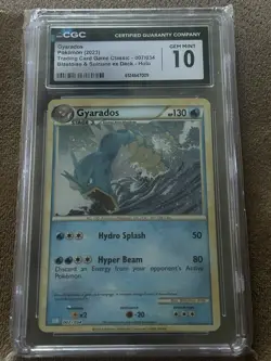 2023 Pokemon Trading Card Game Classic Gyarados #007/034 CGC 10 - Image 1