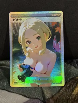 CUSTOM GODDESS STORY POKEMON LILLIE ANIME WAIFU CARD - Image 1