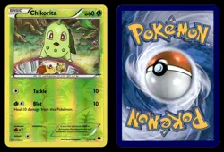 Chikorita 1/122 Reverse Holo Common BREAKpoint Pokemon Card - Image 1