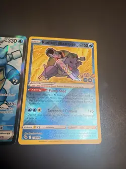 Pokemon Card Lot Blastoises Full Art Ex Radiant 184 -009 LP-MP - Image 3