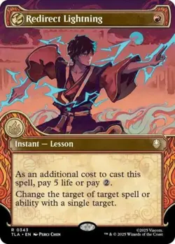 MTG English Redirect Lightning (Showcase) NM Foil Avatar: The Last Airbender - Image 1