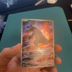 Pokemon TCG Groudon Holo Card 199/182 Paradox Rift Illustration Rare NM - Image 1