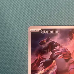 Pokemon TCG Groudon Holo Card 199/182 Paradox Rift Illustration Rare NM - Image 3