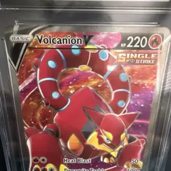 VOLCANION V 2021 POKEMON CARD CHILLING REIGN ULTRA RARE HOLO 162/198 CGC 10 - Image 4
