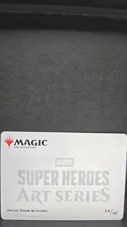 MTG Doctor Doom Art Card (24/45 )- Art Series: Marvel Super Heroes - Image 2