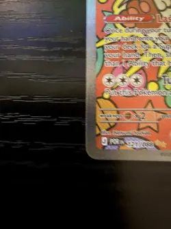 Meowth EX SIR Full Art Holo Rare Pokemon TCG Card 121/088 Perfect Order - Image 3