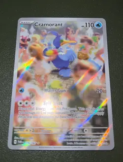 Pokemon TCG Cramorant Illustration Rare Card Twilight Masquerade 176/167 - NM - Image 1