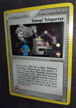 Swoop! Teleporter Trainer Pokemon 92/109 Trading Card Game Team Rocket Returns - Image 1