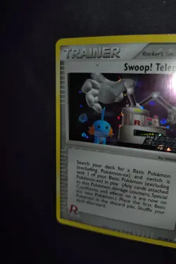 Swoop! Teleporter Trainer Pokemon 92/109 Trading Card Game Team Rocket Returns - Image 4