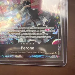 Bandai One Piece Card Game Perona EB03-045 SR Foil Alt Art EN 6000P 4C - Image 4