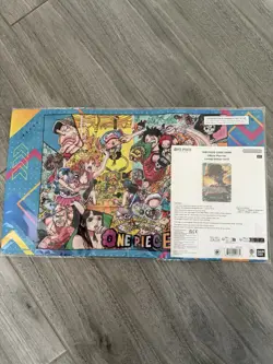One Piece Card Game Official Playmat Limited Edition Vol.5 + Promo Card IN HAND - Image 1