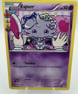 Pokemon Espurr RC14/RC32 Generations: Radiant Collection Regular Card LP - Image 1