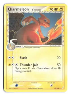 Pokemon Charmeleon Crystal Guardians 30/100 - Image 1