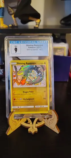 The Pokemon Company Shining Legends Shining Rayquaza 56/73 Shiny Holo CGC 9 Card - Image 1