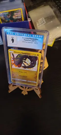 The Pokemon Company Shining Legends Shining Rayquaza 56/73 Shiny Holo CGC 9 Card - Image 2
