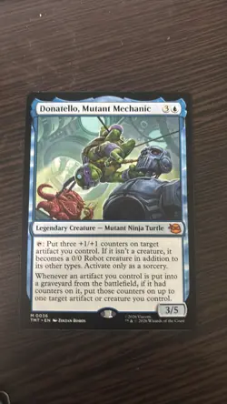 MTG Donatello Mutant Mechanic 0036 Non-Foil TMNT Mythic Magic Card - Image 1