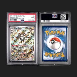 2024 Pokemon TCG Surging Sparks Magneton SVP 159 Black Star Promo Card PSA 9 - Image 1